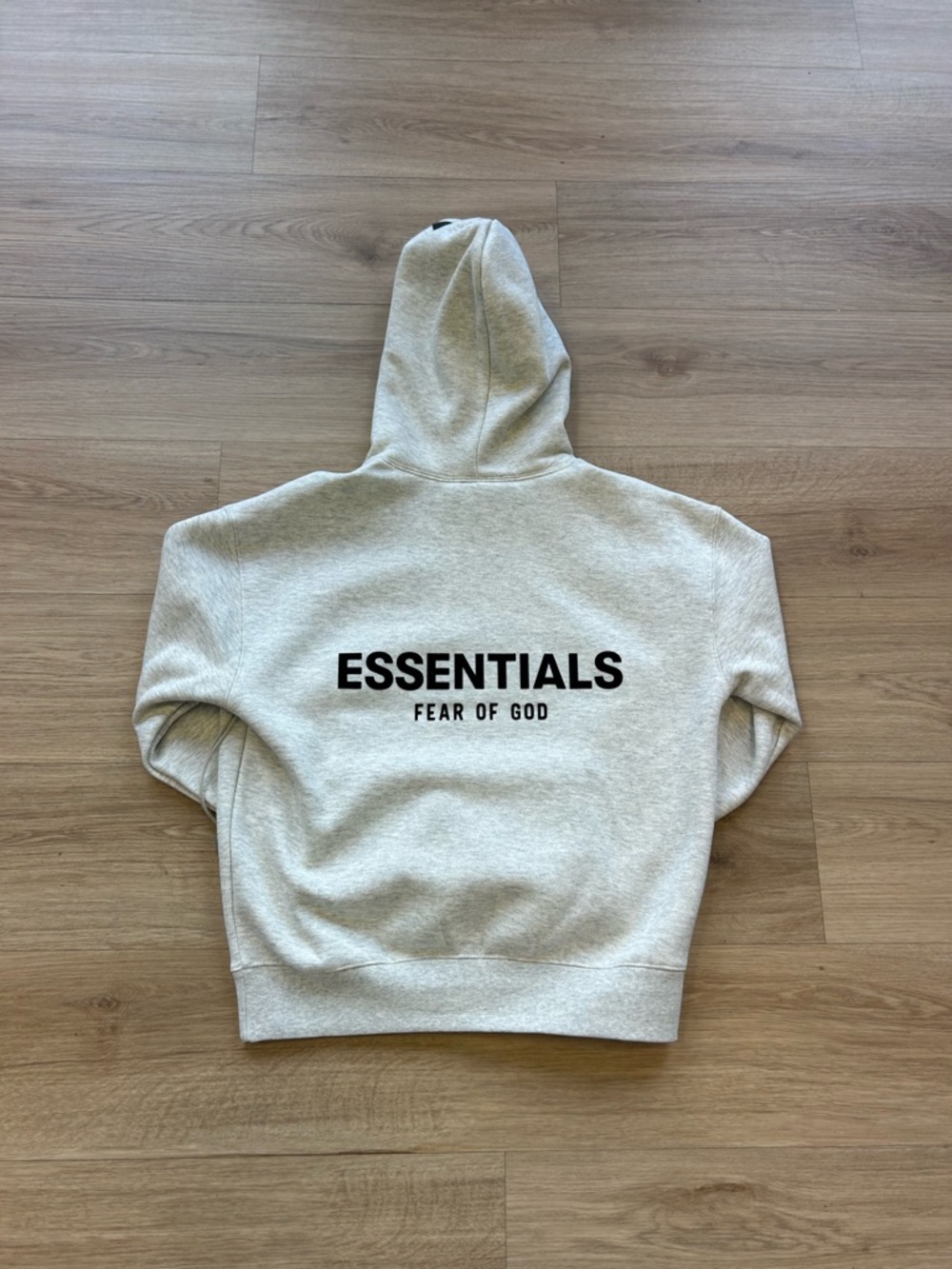 Fear of God ESSENTIALS Light Gray Crewneck Hoodie